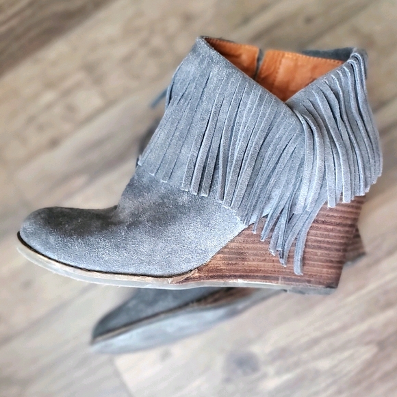 Lucky Brand Shoes - Lucky Brand | Yachin Fringe Booties